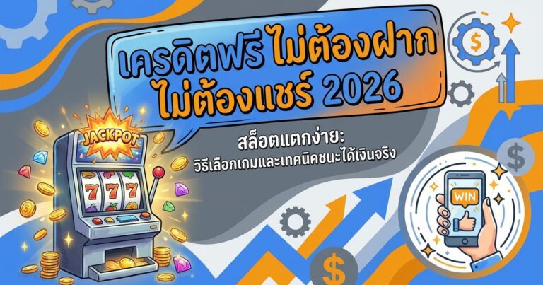 เครดิตฟรีไม่ต้องฝาก ไม่ต้องแชร์ pk